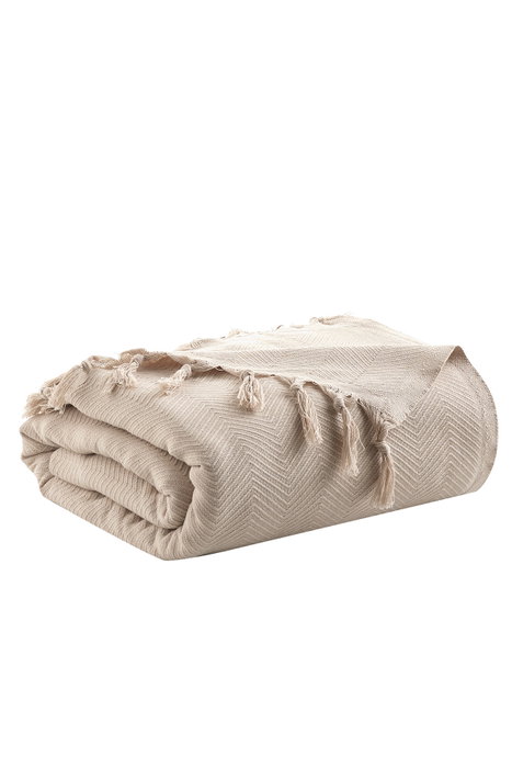 L'essentiel linge de maison Colcha Sidney Beige 200 x 230 cm